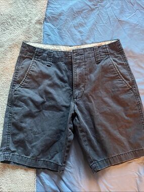 Men's Classic Cotton Chino Shorts - Navy Gray